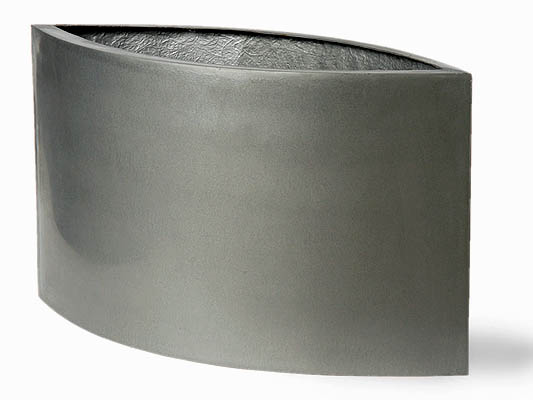 Cache-pot Oval en Aluminium